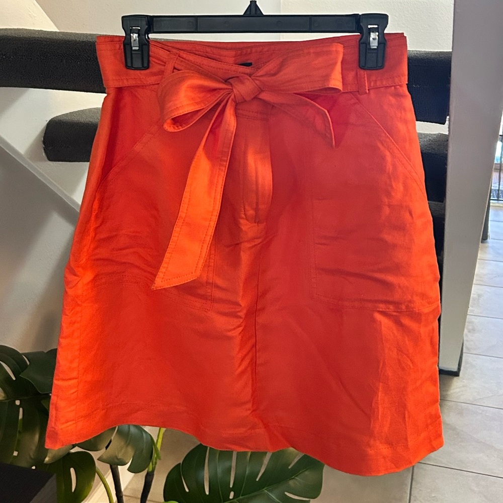 Ann Taylor Vibrant Orange Skirt (brand new)